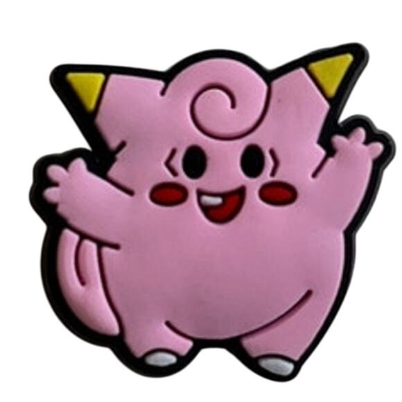 Croc Jibbitz | Clefairy Pokemon Croc Charm | Cute Shoe Accessory - Picture 2 of 4